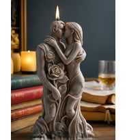 Romantik Mum Sevgililer Gününe Özel Özel Tasarım Sevgiliye Hediye