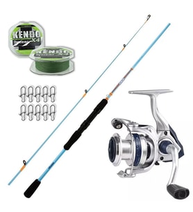 Okuma Aria 4000 - Okuma Fuel 274cm 7-30gr Spin Olta Seti (Renksiz)