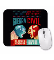 Lucha  Libre Cap Ve Iron Man Mouse Pad