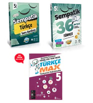 5.Sınıf Sempatik Türkçe Soru Bankası +36 Haftalık Kazanım Denemeleri (Hediyeli)