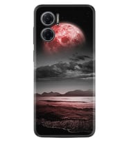 Xiaomi Redmi Note 11E Kılıf Resimli Desenli Silikon Platinium Series Red World 1836