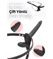 Do it Love - Kadın Çiftler İçin Çift Yönlü  Dildo Strapon Oyuncak - Double Zevk - Kara Sevda