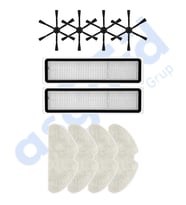 Dreame D10S, D10S PRO, D9 MAX GEN2 Uyumlu 4 Yan Fırça 2 Filtre 4 Mop PKT-iasgf0000254