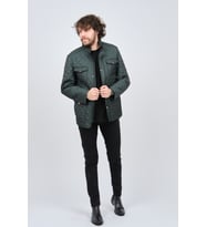 Falcan Erkek Kapak Cepli Spor Kapitone Mont 5310110 Yeşil