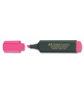 Faber Castell Fosforlu Kalem Pembe - 3 adet