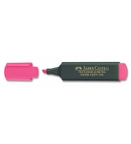 Faber Castell Fosforlu Kalem Pembe - 3 adet