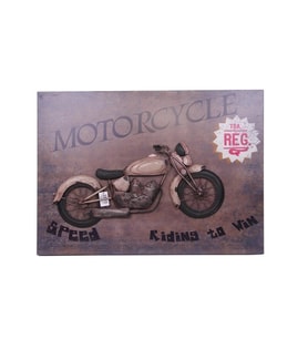 pilelistore Motorsiklet Tablo Pano Dekoratif Hediyelik
