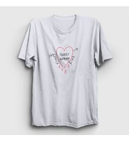 Presmono Unisex Beyaz Fine Line Harry Styles T-Shirt 317440tt (Beyaz)