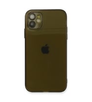 Apple iPhone 12 Kılıf Fly Lens Silikon - Siyah