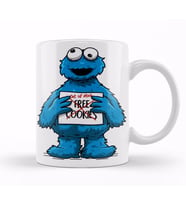 Monster Cookies Kurabiye Canavarı Kupa Bardak Porselen