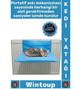 #KediYatağı Konforlu Yumuşak Rahat Kumaş Pratik Sağlam Kalorifer Askılı Şık 45x32x3 Cm Kedi Yatağı