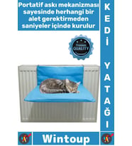 #KediYatağı Konforlu Yumuşak Rahat Kumaş Pratik Sağlam Kalorifer Askılı Şık 45x32x3 Cm Kedi Yatağı