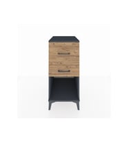 Kronos Komodin 2 Çekmeceli 44x59x96 Antrasit-Çam