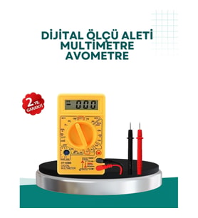 Mey İthalat® Elektrik Ölçüm Cihazı Dijital Multimetre 10 Amper Destekli