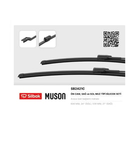 SİLECEK SÜPÜRGESİ 600/530mm (MUZ TİPİ) TİGUAN 07>