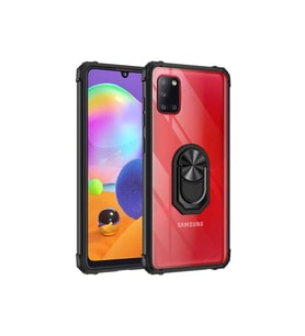 Samsung Galaxy A31 Uyumlu Kılıf Zore Mola Kapak (Siyah)