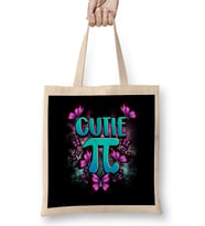 Adorable Cutie Pi Math Pie Symbol Pun Pi Day 2020 Bez Çanta Uzun Saplı