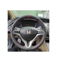 Honda Civic Fd6 Araca Özel Direksiyon Kılıfı (noktalı Düz Kırmızı Yüzüklü)