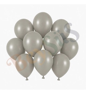 Taş Renk Lateks Retro Balon (13 cm) - 10 Adet