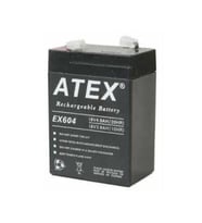 Atex Ax604 6v 4ah Bakımsız Kuru Akü