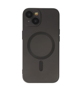 Apple İphone 14 Plus Kılıf Moshi Lens Magneticsafe Silikon - Siyah