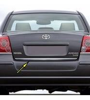 Toyota Avensis Formlu Krom Bagaj Alt Çıtası 2003-2009