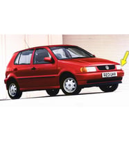 VW Polo HB 1994-1999 Ön Sol Sinyal Lambası Sarı 6N0953041B