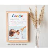 Anneye Özel Ahşap Çerçeve– Anneler Günü Hediyesi, Annneye Doğum Günü Hediyesi, Yıl Dönümü Hediyesi, Kişiye Özel Hediye, Fotoğraflı Hediye, Google Çerçevesi