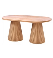 200 LÜK FIÇI ÇİZGİLİ OVAL MASA