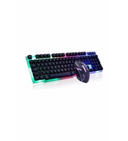 Led Işıklı Klavye Ve Mouse Seti Oyuncu Gamer Set Pg8017