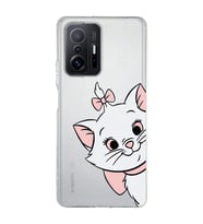 Redmi Mi 11T/Mi 11T Pro Uyumlu Marie Kedicik Desenli Şeffaf Telefon Kılıfı