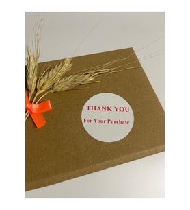 Thank You For Your Purchase Yuvarlak Yapışkanlı Etiket 5x5 cm 100 adet