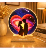 Kişiye Özel Kalbimin Sahibi Led Gece Lambası Sevgiliye Romantik Işıklı Dekoratif Masa Lambası