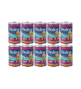 Proline Dana Etli Yetişkin Köpek Konservesi 395 Gr*10 Adet (Kahverengi)