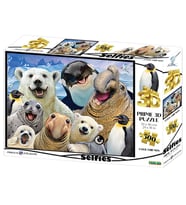Prime 3D - Kutup Hayvanları Selfie 500 Parça Yetişkin Puzzle 1037