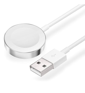 Microsonic Apple Watch Series 7 45mm Masaüstü Manyetik Şarj Cihazı Beyaz