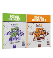 Çap Yayınları TYT AYT Sosyal Bilimler Deneme Seti 2 Kitap