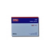 DEFFTER INDEX KARTI A6 BEYAZ KARELİ