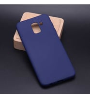 Samsung Galaxy J6 Uyumlu Kılıf Zore Premier Silikon Kapak (Lacivert)
