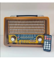 Rt-750 Büyük Boy Nostajık Radyo Bluetooth Müzik çalar (Kahverengi)