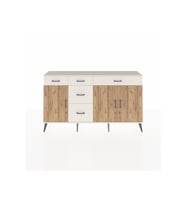 Arges Konsol 2 Raflı 5 Çekmeceli 3 Kapaklı 176x30x99 Aytaşı-Çam/Aytaşı