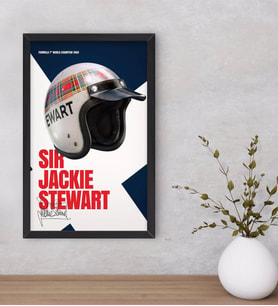 BK Gift Formula 1 Tasarımlı Dekoratif Ahşap Siyah Çerçeveli Tablo-5