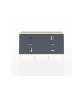 Arges Konsol 2 Raflı 4 Çekmeceli 4 Kapaklı 176x30x99 Aytaşı-Antrasit