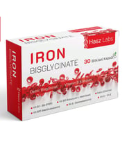 Hasz Labs Iron Bisglicinate & Vitamin B Kompleks 30 Kapsül