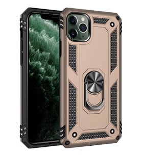 iPhone 11 Pro Max Kılıf Sofya Yüzüklü Silikon Kapak -