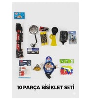 10 parça bisiklet seti bisiklet aksesuarı