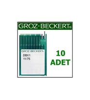 Groz Beckert DBx1 San Kesik Uçlu Düz Makine İğnesi 11 Numara