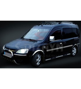 Opel Combo Uyumlu C Krom Yan Kapı Çıtası 4 Parça 2001-2011
