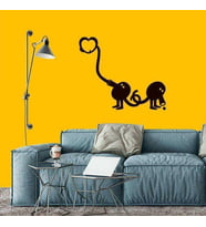 Kalp Oluşturan Yaratıklar Dekoratif Duvar Sticker, Çıkartma, Etiket