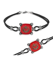 pilelistore 925 Ayar Gümüş Ay Yıldız Erkek Bileklik